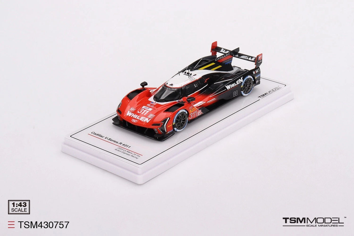 TRUESCALE MINIATURES CADILLAC V-SERIES.R NO.311 WHELEN ENGINEERING CADILLIAC RACING 2023 LE MANS 24 HRS