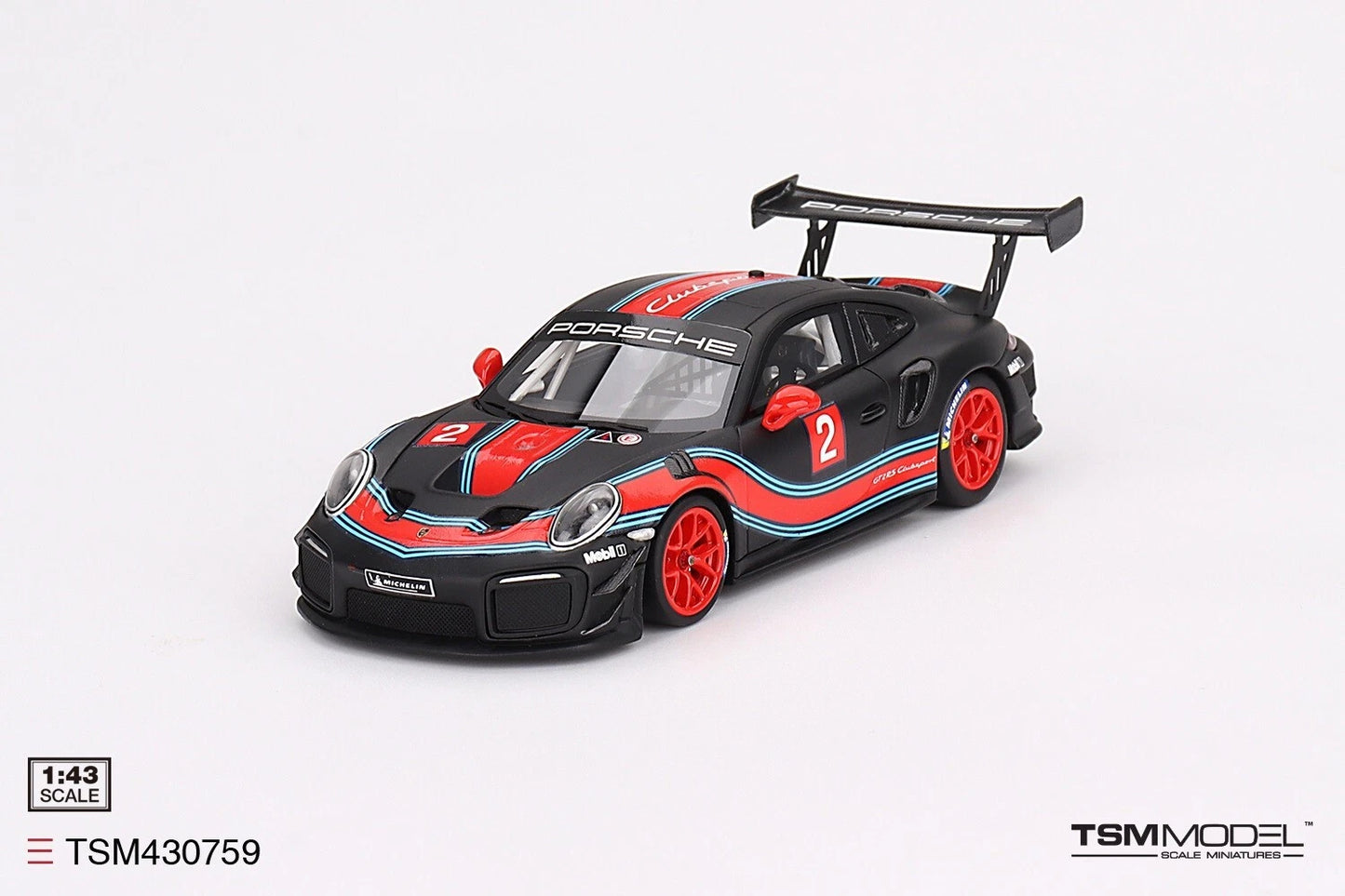 TRUESCALE MINIATURES PORSCHE 911 GT2 RS CLUBSPORT PRESENTATION