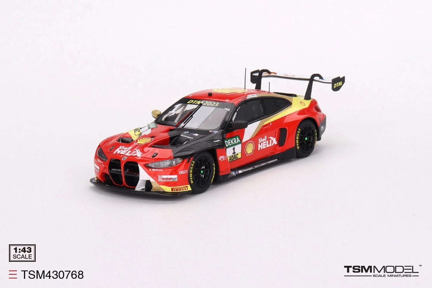 TRUESCALE MINIATURES BMW M4 GT3 NO.1 SCHUBERT MOTORSPORT 2023 DTM