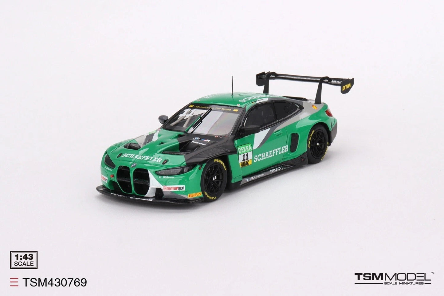 TRUESCALE MINIATURES BMW M4 GT3 NO.11 PROJECT 1 2023 DTM