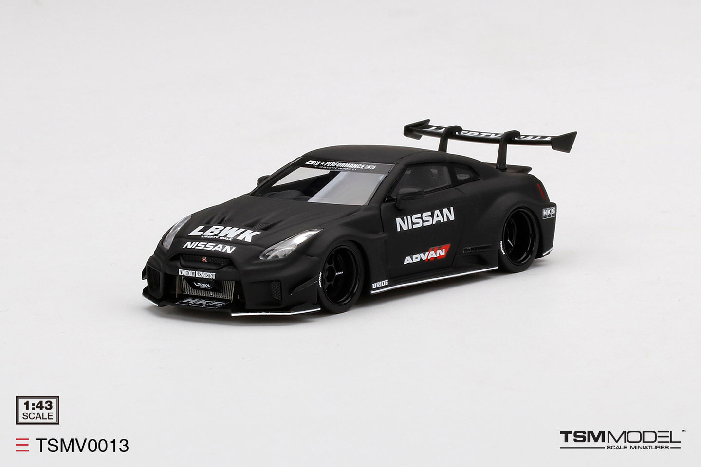 TRUESCALE MINIATURES LB SILHOUETTE WORKS GT NISSAN 35GT-RR VER.2 BLACK