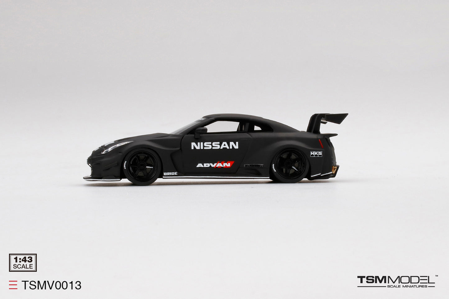 TRUESCALE MINIATURES LB SILHOUETTE WORKS GT NISSAN 35GT-RR VER.2 BLACK