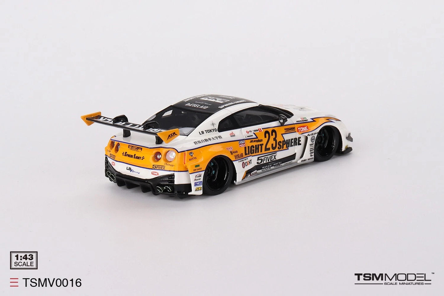 TRUESCALE MINIATURES NISSAN LB-SILHOUETTE WORKS GT 35GT-RR VER.2 LB RACING FORMULA DRIFT 2022