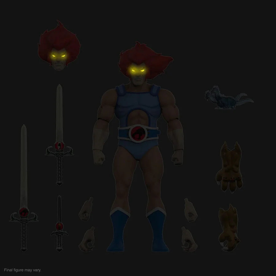 SUPER7 ULTIMATES THUNDERCATS LION-O ACTION FIGURE (WITH LED EYES)