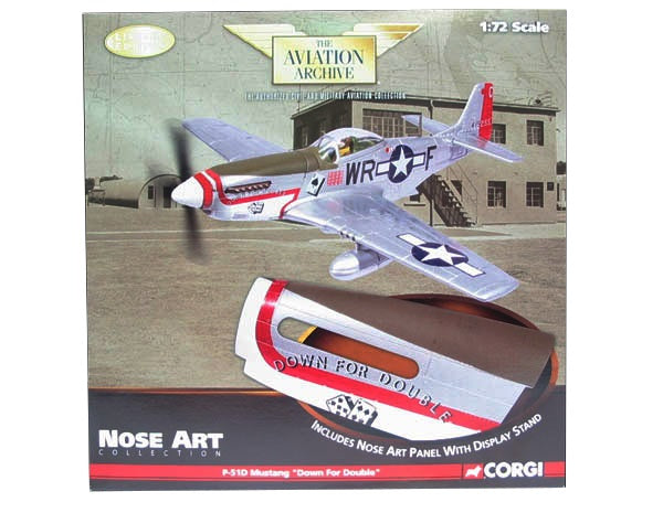 CORGI P-51D MUSTANG USAAF 355TH "DOWN FOR DOUBLE" ENGLAND 1945