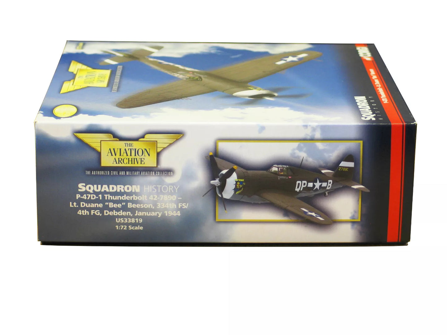 CORGI P-47D THUNDERBOLT 334TH FS "BOISE BEE"