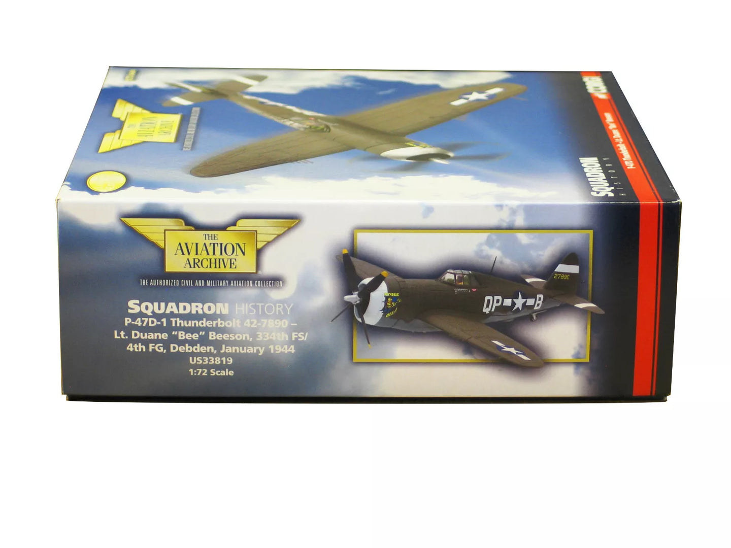 CORGI P-47D THUNDERBOLT 334TH FS "BOISE BEE"