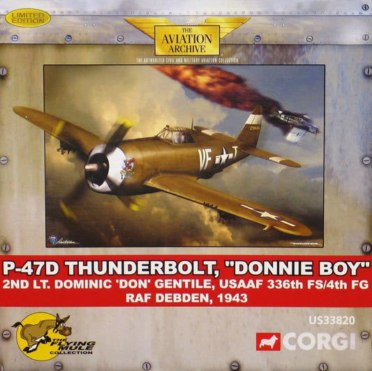 CORGI P-47 THUNDERBOLT DOMINIC GENTILE