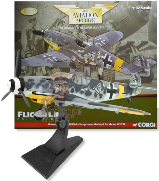 CORGI BF-109G-6 LUFTWAFFE II/JG 52 GERHARD BARKHORN