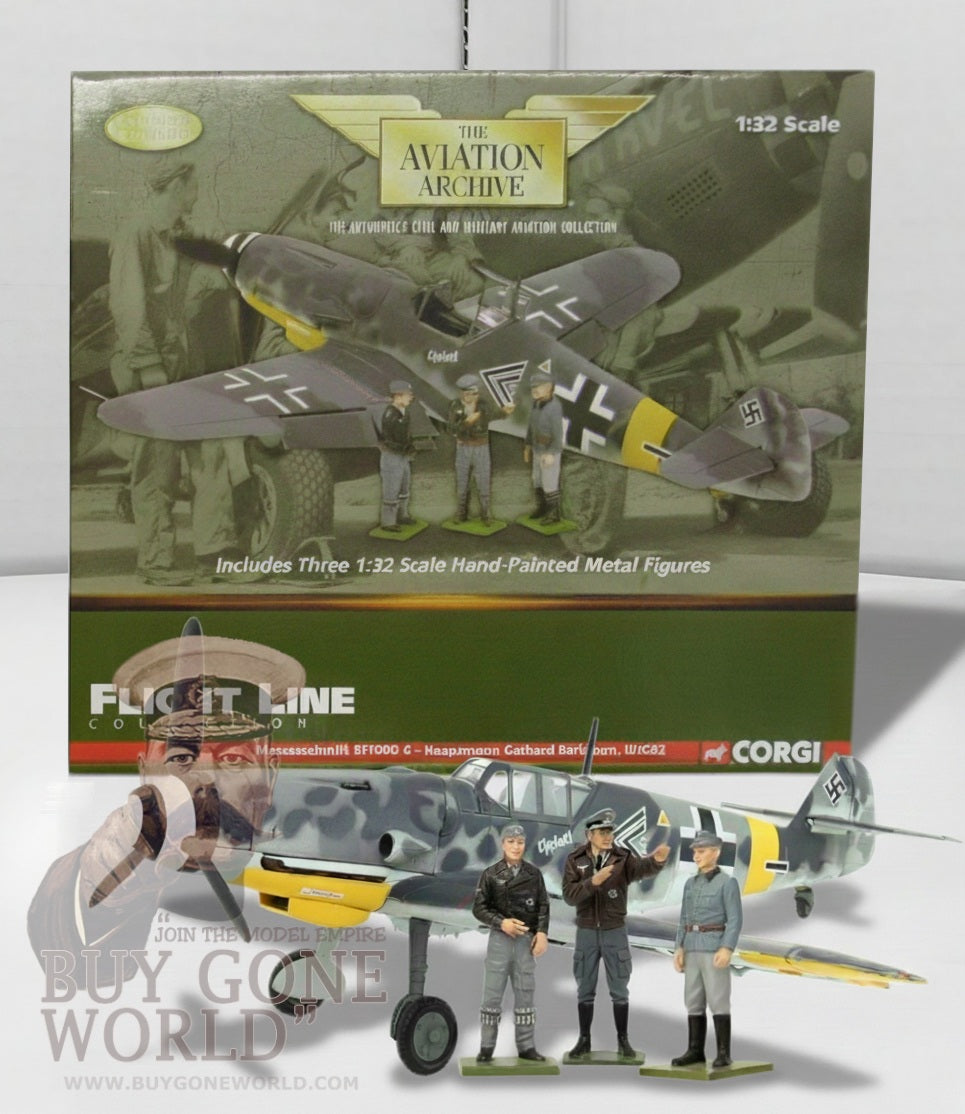 CORGI BF-109G-6 LUFTWAFFE II/JG 52 GERHARD BARKHORN