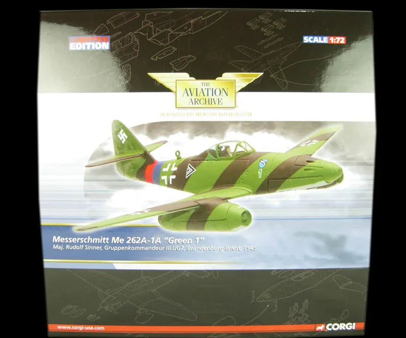 CORGI ME-262A, "GREEN 1" RUDULF SINNER