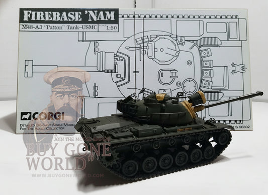 CORGI M48-A3 PATTON TANK FIREBASE'NAM