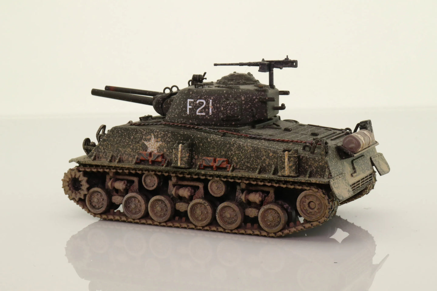 CORGI SHERMAN TANK WITH FLAME THROWER KOREA 1953