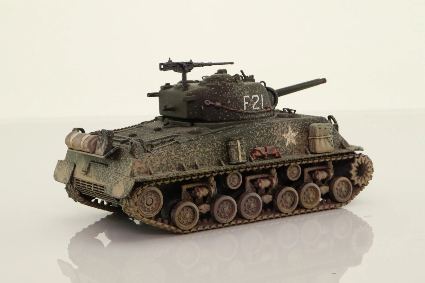 CORGI SHERMAN TANK WITH FLAME THROWER KOREA 1953