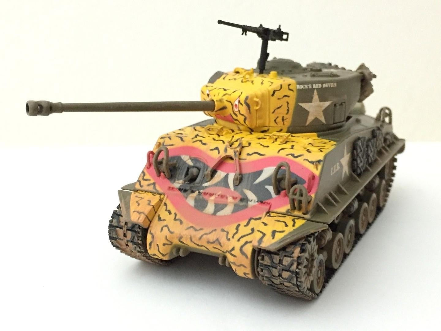 CORGI M4A3E8 SHERMAN TANK "TIGER FACE" US ARMY