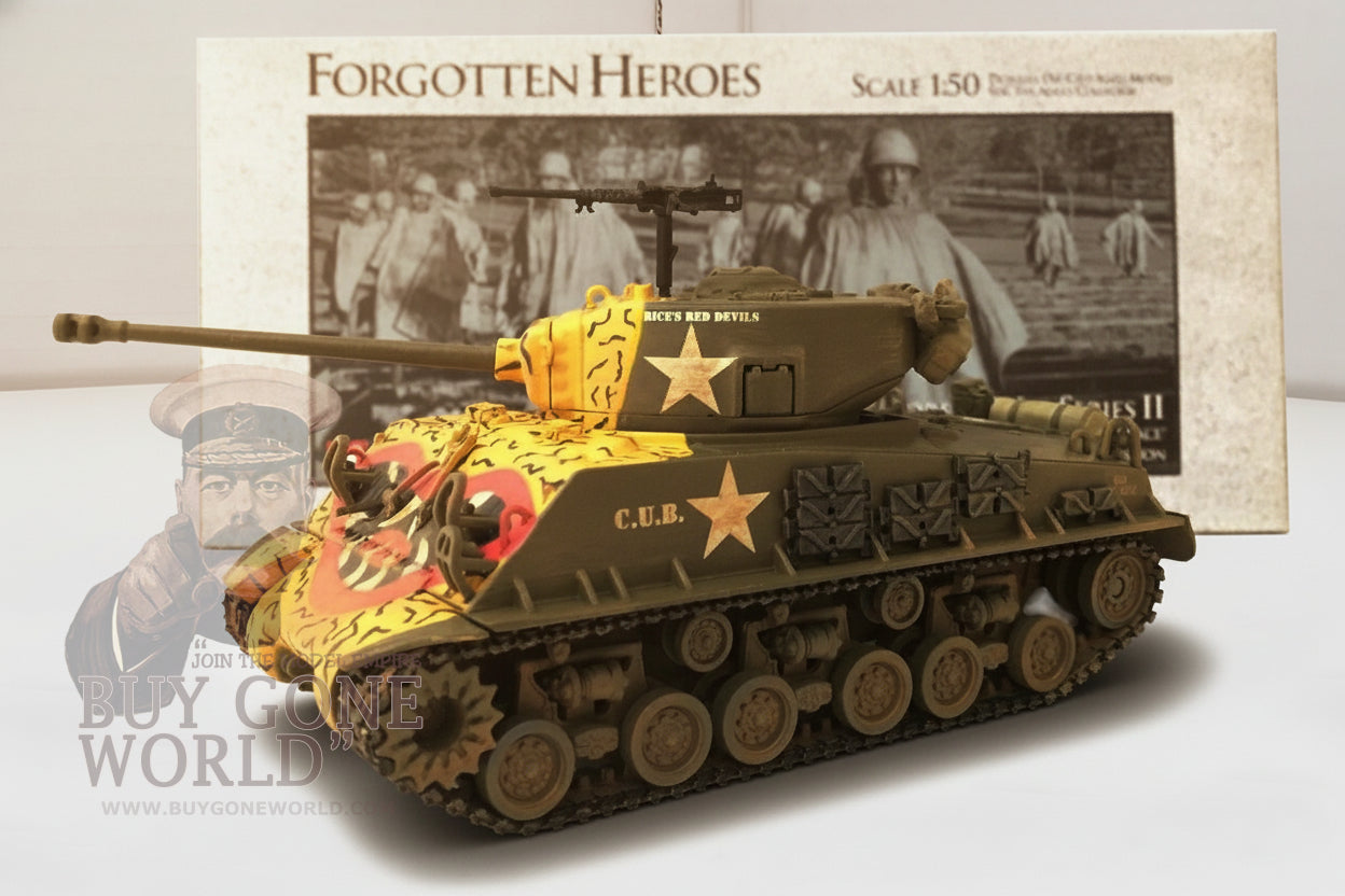 CORGI M4A3E8 SHERMAN TANK "TIGER FACE" US ARMY