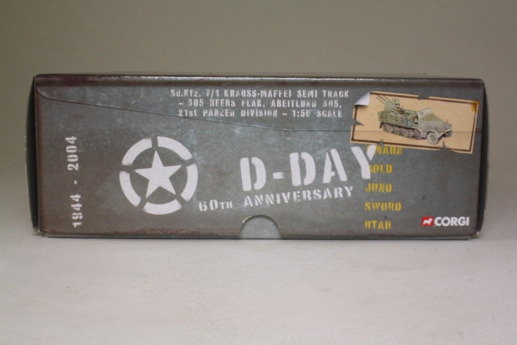 CORGI SD.KFZ.7/1 KRAUSS-MAFFEI  HALF TRACK FRANCE 1944