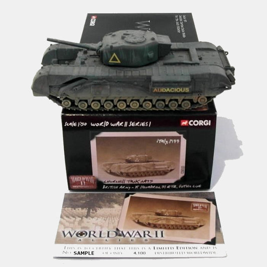 CORGI CHURCHILL BRITISH ARMY  "AUDACIOUS" 1944