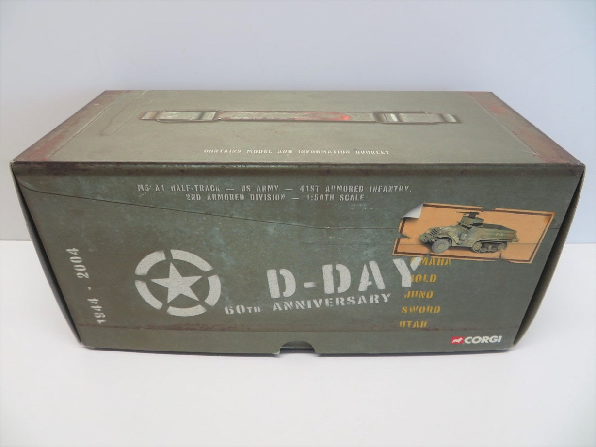 CORGI M3 A1 HALF-TRACK US ARMY NORMANDY FRANCE 1944