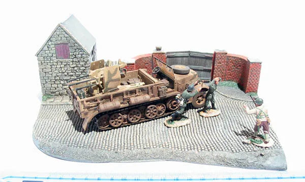 CORGI D-DAY SURRENDER SET NO.2 SDKFZ 7 QUAD FLAK GUN D-DAY JUNE 6TH 1944