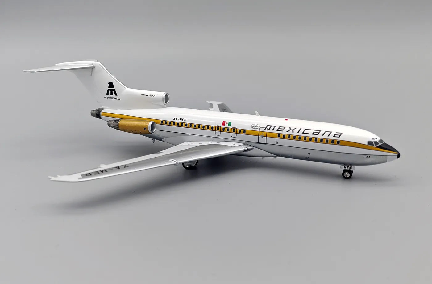 WB MODELS B727-51 MEXICANA "60 YEARS" (POLISHED) REG: XA-MEP