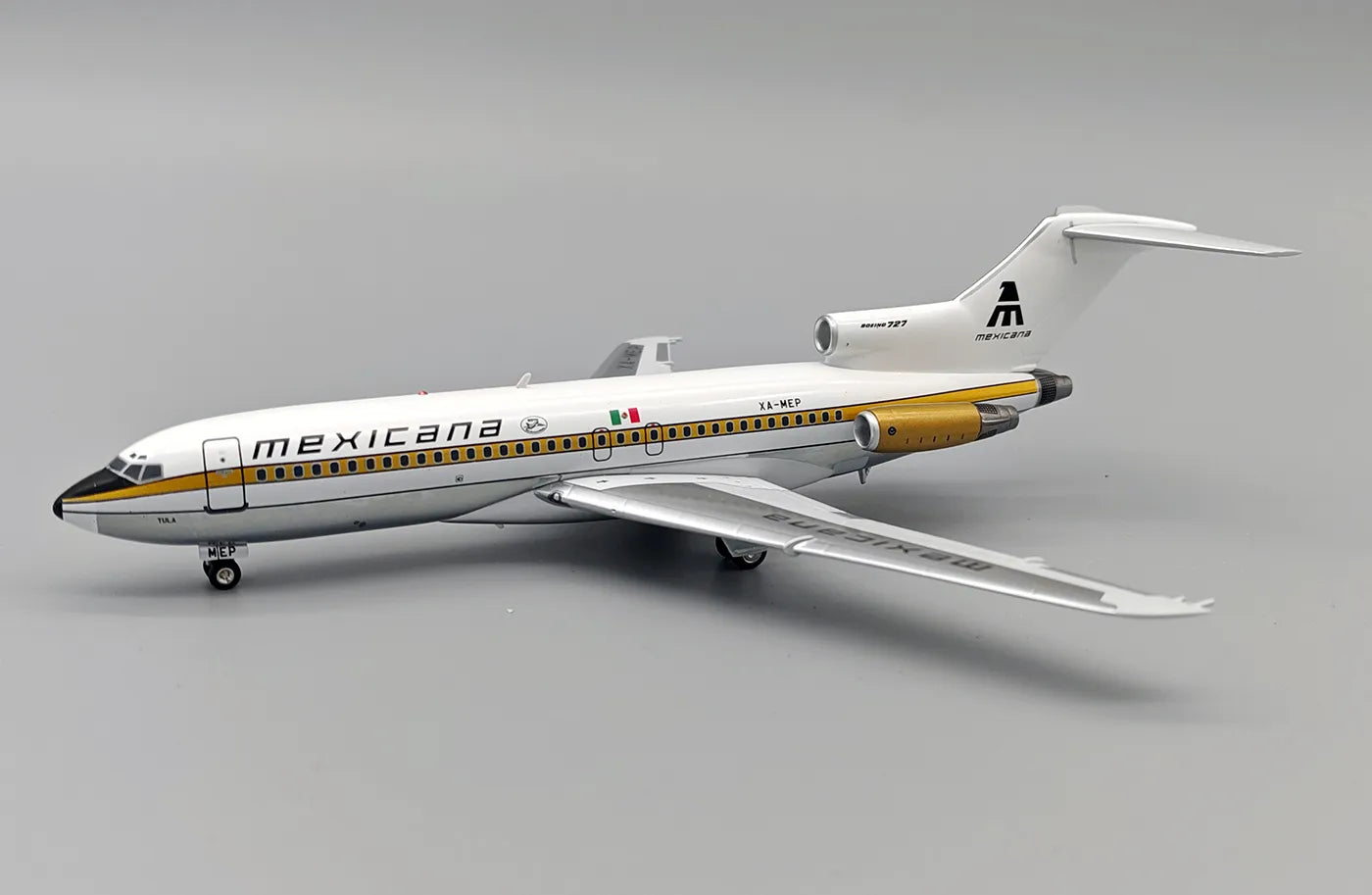 WB MODELS B727-51 MEXICANA "60 YEARS" (POLISHED) REG: XA-MEP