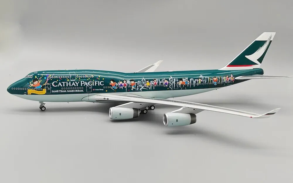 WB MODELS B747-467 CATHAY PACIFIC "SPIRIT OF HONG KONG" REG: B-HOX