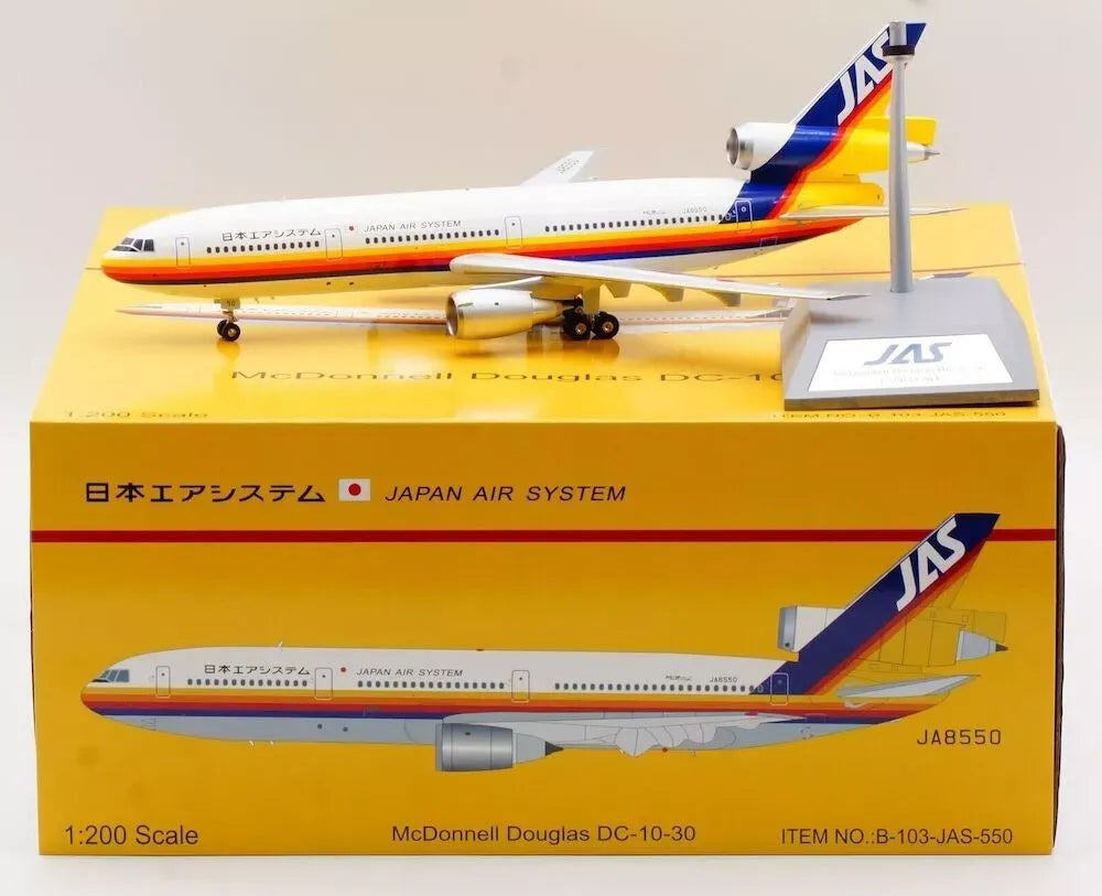 WB MMODELS DC-10-30 JAPAN AIR SYSTEM JAS REG: JA8550