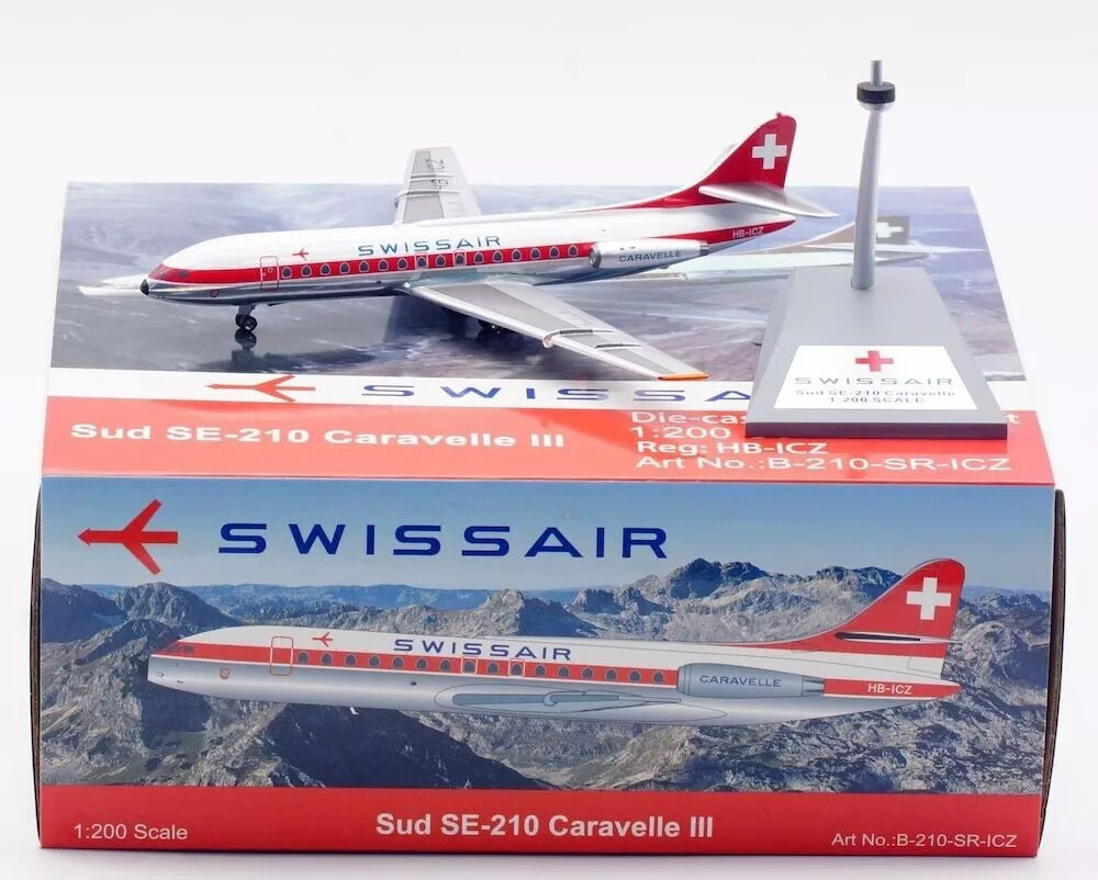 WB MODELS SE-210 CARAVELLE III SWISSAIR REG: HB-ICZ