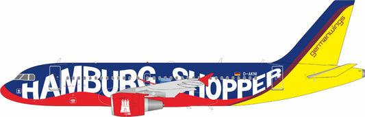 WB MODELS A319-112 GERMANWINGS "HAMBURG SHOPPER" REG: D-AKNI