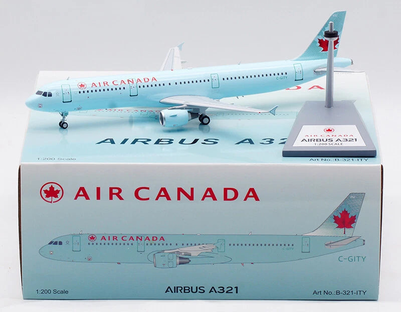 WB MODELS A321 AIR CANADA "ICE BLUE LIVERY" REG: C-GITY (LIMITED 50 MODELS)