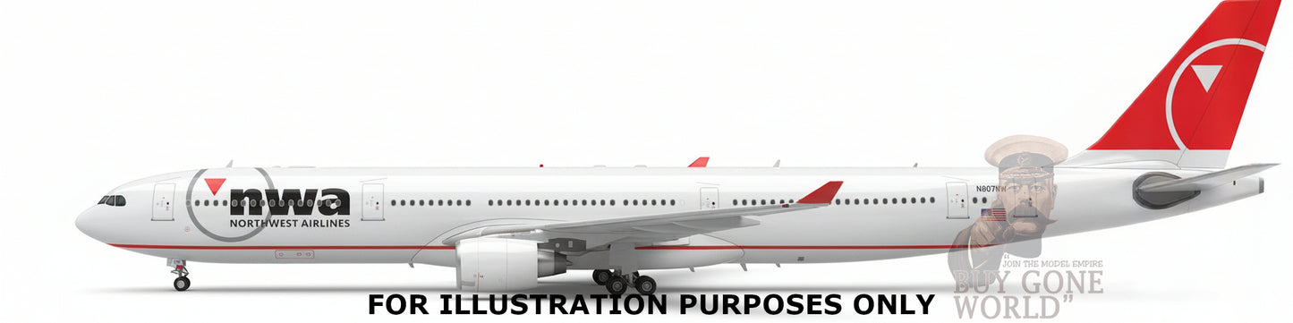 WB MODELS A330-323 NORTHWEST AIRLINES REG: N807NW