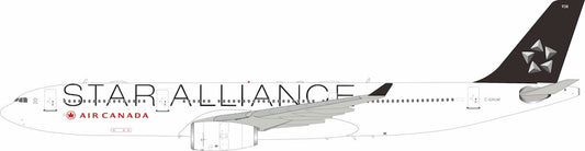 WB MODELS A330-343 AIR CANADA "STAR ALLIANCE" REG: C-GHLM WITH STAND (LIMITED 100PCS)
