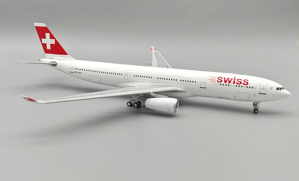 WB MODELS A330-300 SWISS INTERNATIONAL AIR LINES "ENGINE WITH LOGO" REG: HB-JHH WITH STAND (LIMITED 100PC)