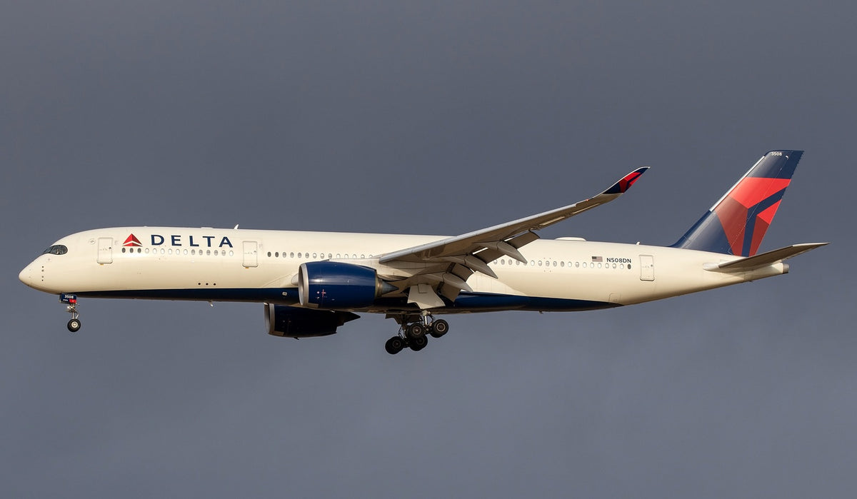 WB MODELS A350-941 DELTA AIR LINES (FLAPS DOWN) REG: N508DN
