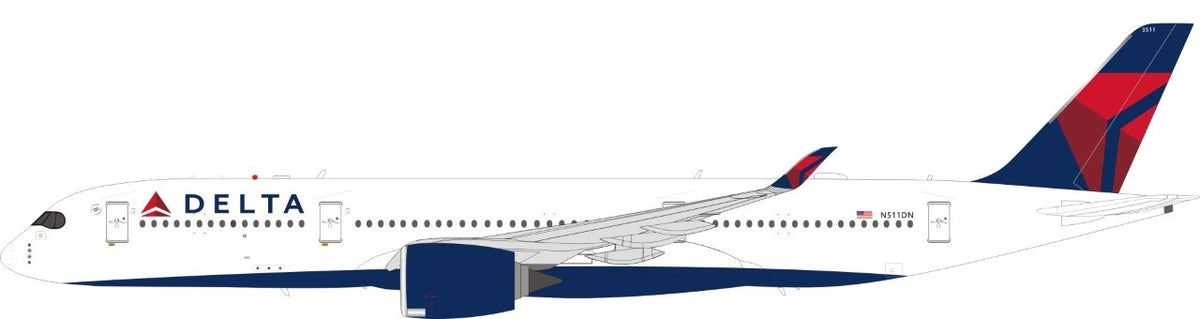 WB MODELS A350-941 DELTA AIR LINES (FLAPS UP) REG: N511DN