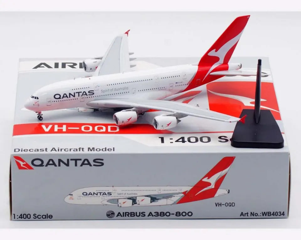 WB MODELS A380-842 QANTAS "DETACHABLE GEAR" REG: VH-OQD
