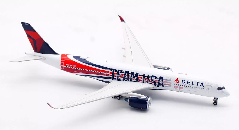 WB MODELS A350-941 DELTA AIR LINES TEAM USA (DETACHABLE GEAR) REG: N521DN