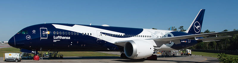 WB MODELS B787-9 DREAMLINER LUFTHANSA "100TH" (DETACHABLE GEAR) REG: D-ABPU