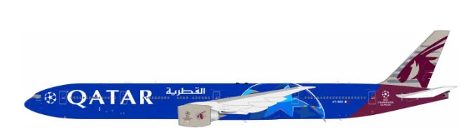 WB MODELS B777-3DZER QATAR AIRWAYS (DETACHABLE GEAR) REG: A7-BED