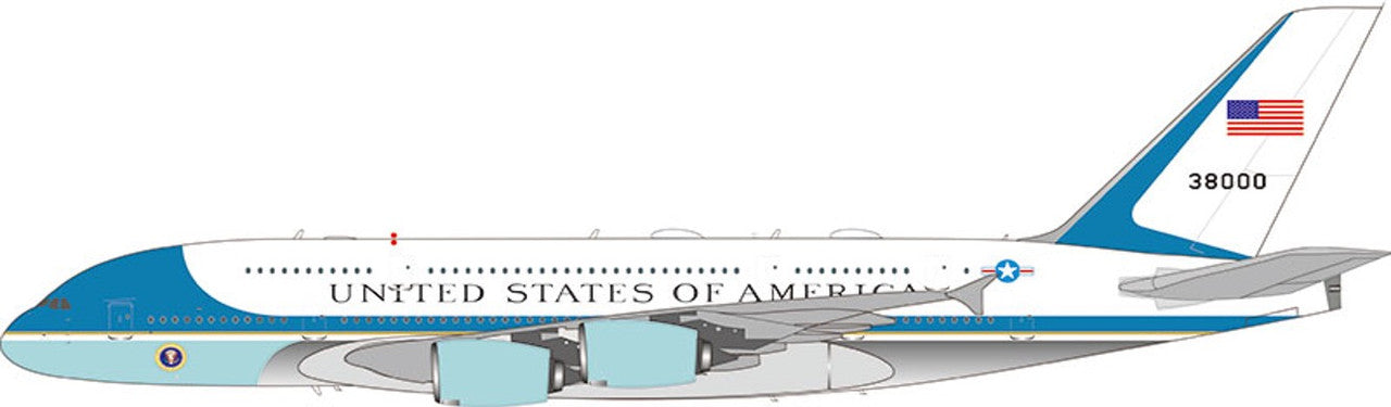 WB MODELS A380 AIR FORCE 'AIR FORCE ONE' REG: 38000