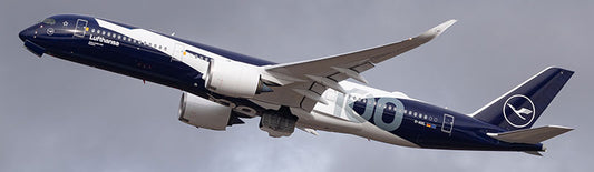 WB MODELS A350-941 LUFTHANSA "100TH ANNIVERSARY" (DETACHABLE GEAR) REG: D-AIXL