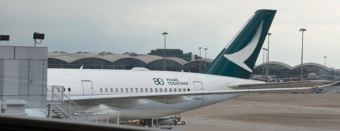 WB MODELS A350-941 CATHAY PACIFIC 80TH (DETACHABLE GEAR) REG: B-LRP