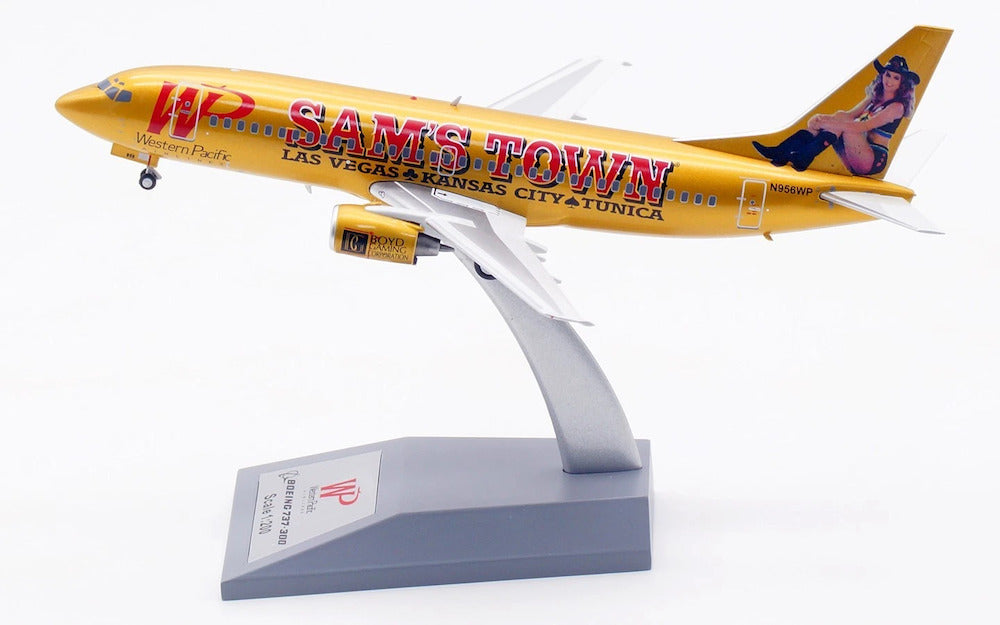 WB MODELS B737-3Q8 WESTERN PACIFIC AIRLINES "SAMS TOWN" REG: N956WP
