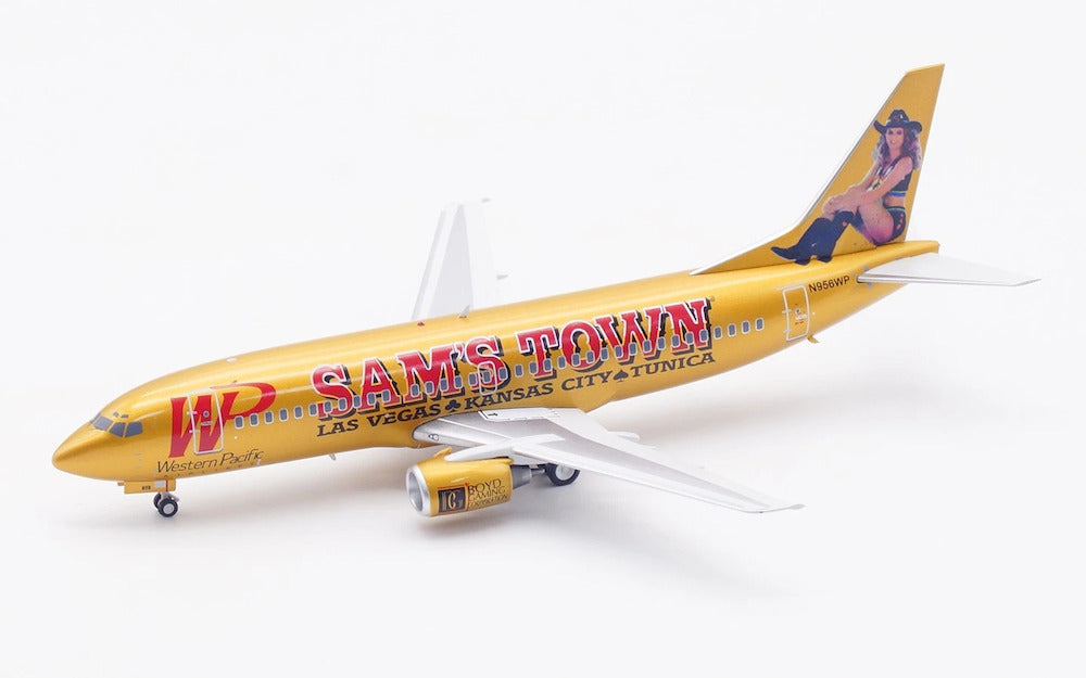 WB MODELS B737-3Q8 WESTERN PACIFIC AIRLINES "SAMS TOWN" REG: N956WP