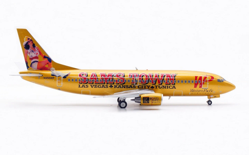 WB MODELS B737-3Q8 WESTERN PACIFIC AIRLINES "SAMS TOWN" REG: N956WP