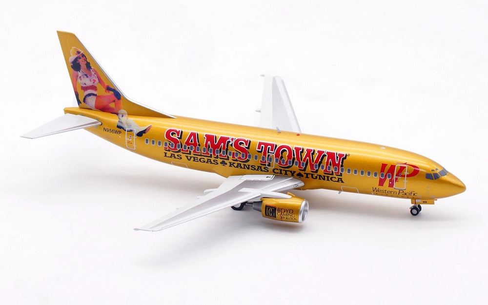 WB MODELS B737-3Q8 WESTERN PACIFIC AIRLINES "SAMS TOWN" REG: N956WP