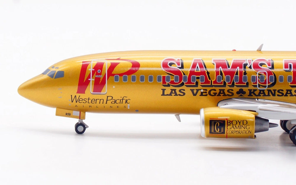 WB MODELS B737-3Q8 WESTERN PACIFIC AIRLINES "SAMS TOWN" REG: N956WP