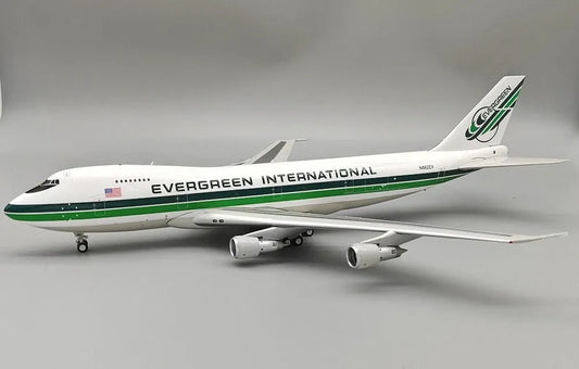 WB MODELS B747-212B EVERGREEN INTERNATIONAL REG: N482EV WITH STAND (LTD 55 MODELS)