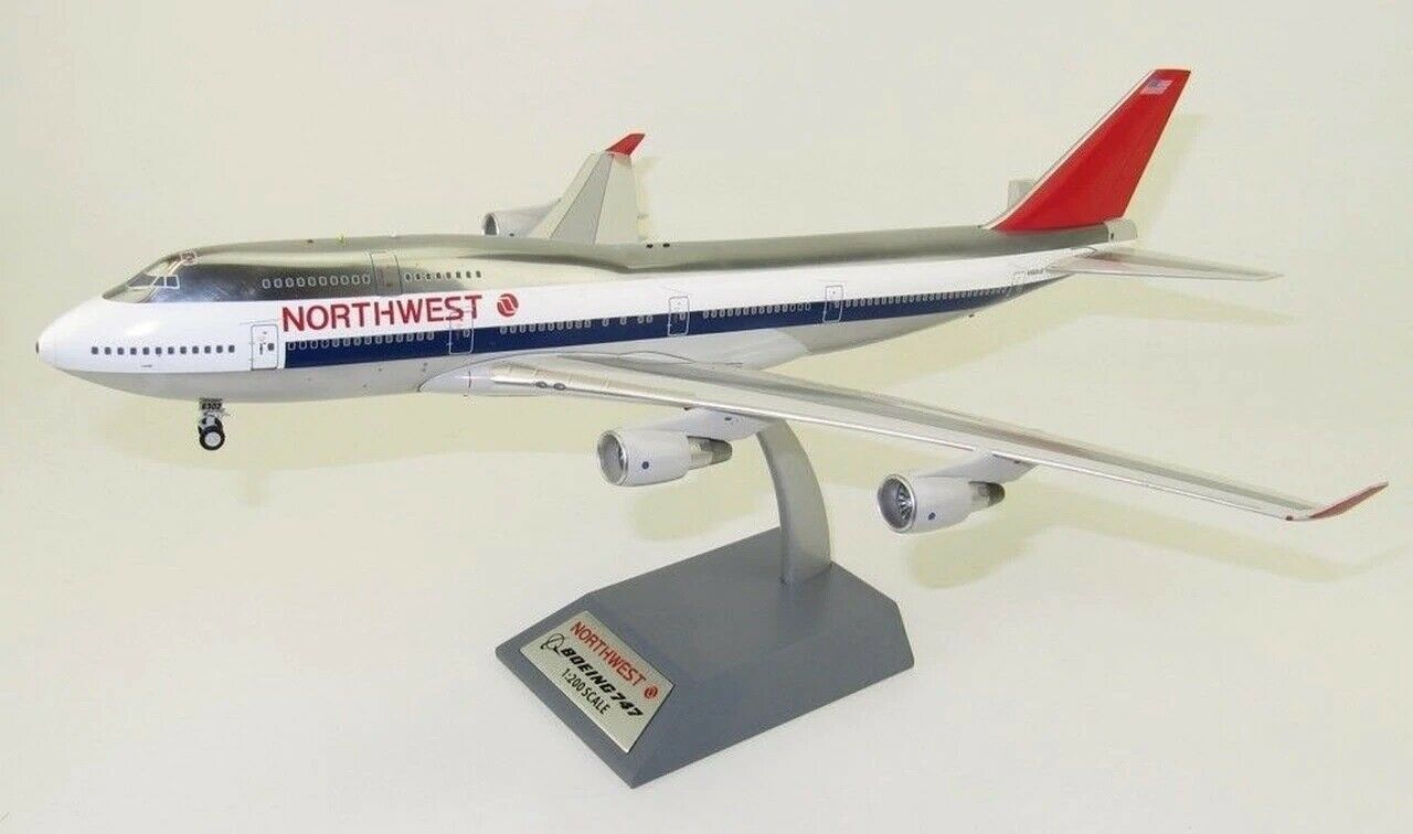 WB MODELS B747-451 NORTHWEST AIRLINES (POLISHED) REG: N662US